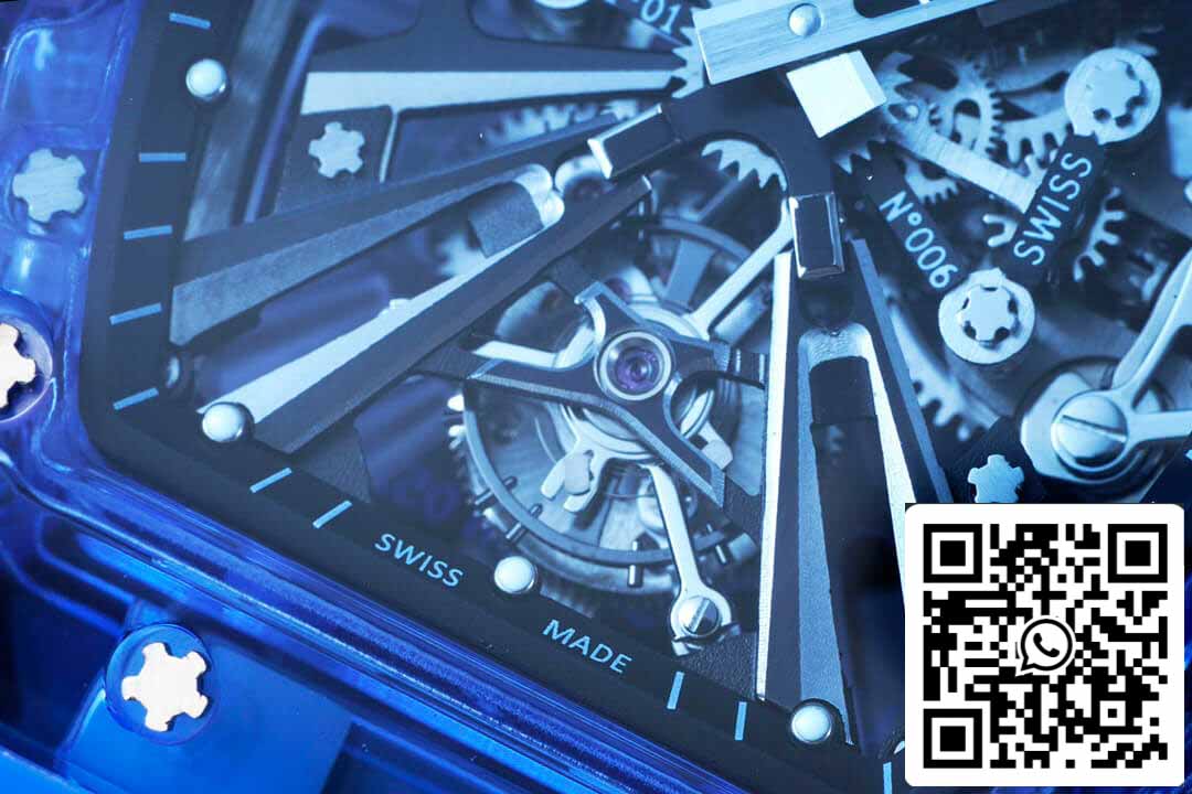 Richard Mille RM12-01 1:1 Meilleure édition RM Factory Tourbillon Version transparente