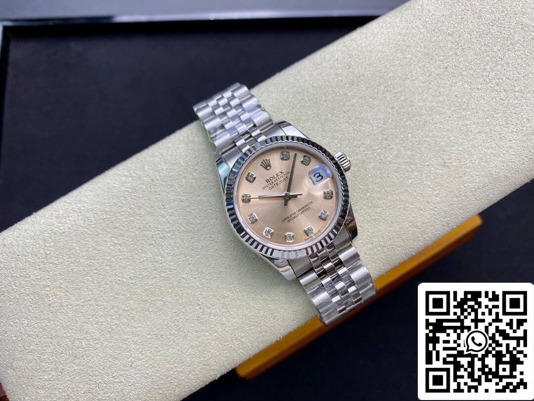 Rolex Datejust 31MM 1:1 Meilleure édition EW Factory en acier inoxydable