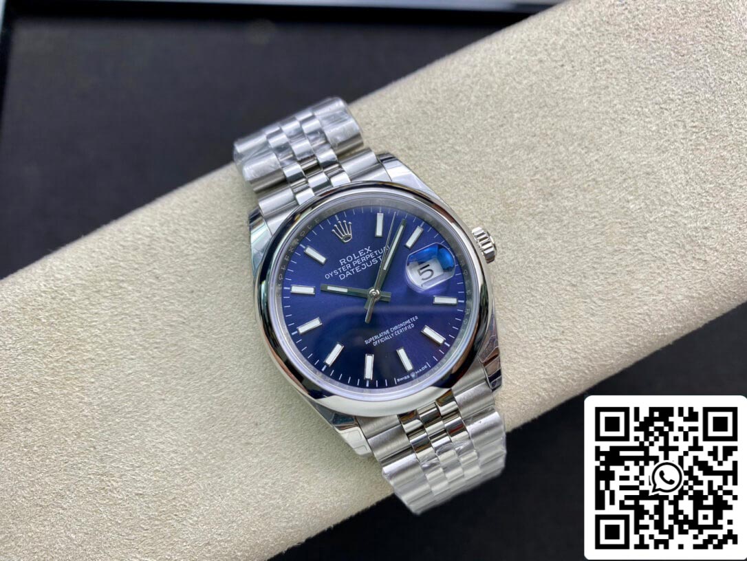 Rolex Datejust M126200-0006 1:1 Meilleure édition EW Factory Cadran bleu