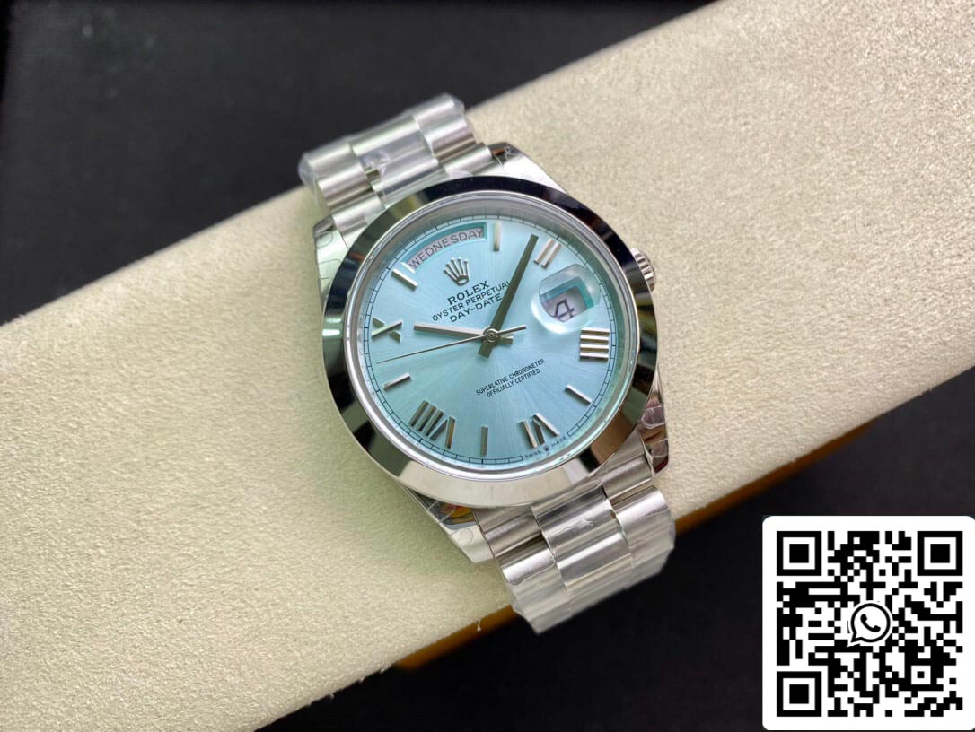 Rolex Day Date M228206-0044 1:1 Best Edition EW Factory Ice Blue Dial