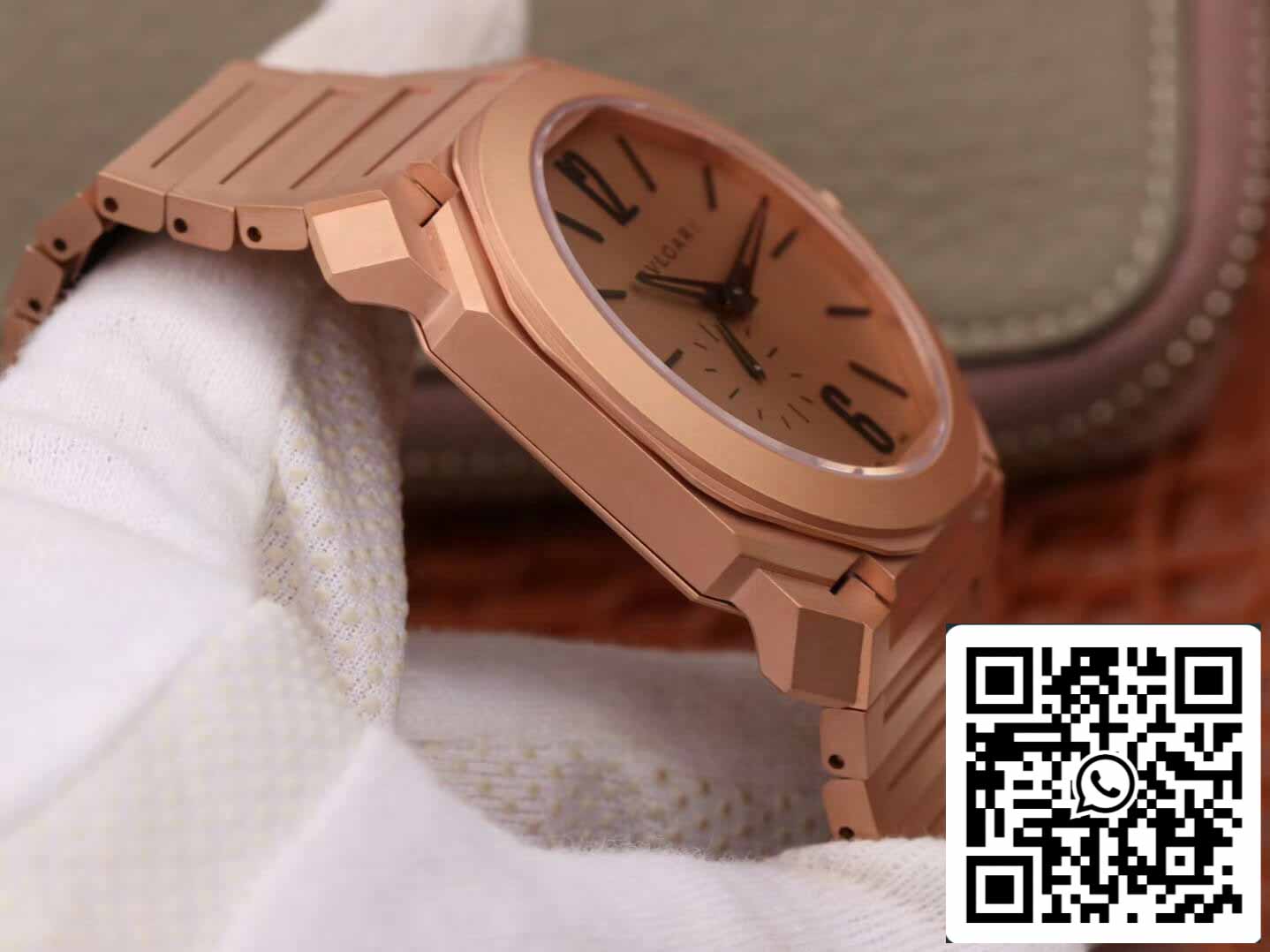 Bvlgari Octo Finissimo 102912 1:1 Meilleure édition BV Factory Cadran or rose