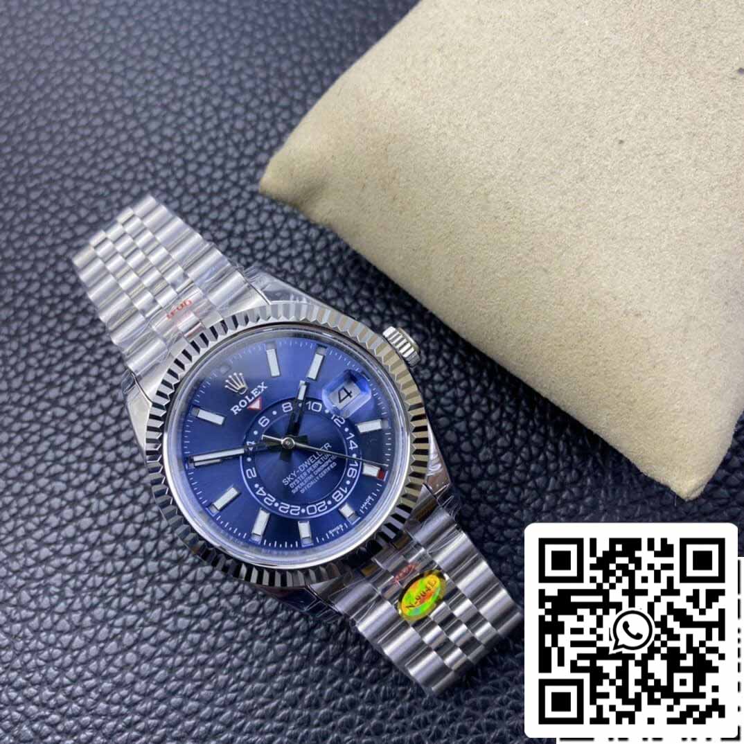 Rolex Sky Dweller M336934-0006 1:1 Meilleure édition Noob Factory V2 Cadran bleu