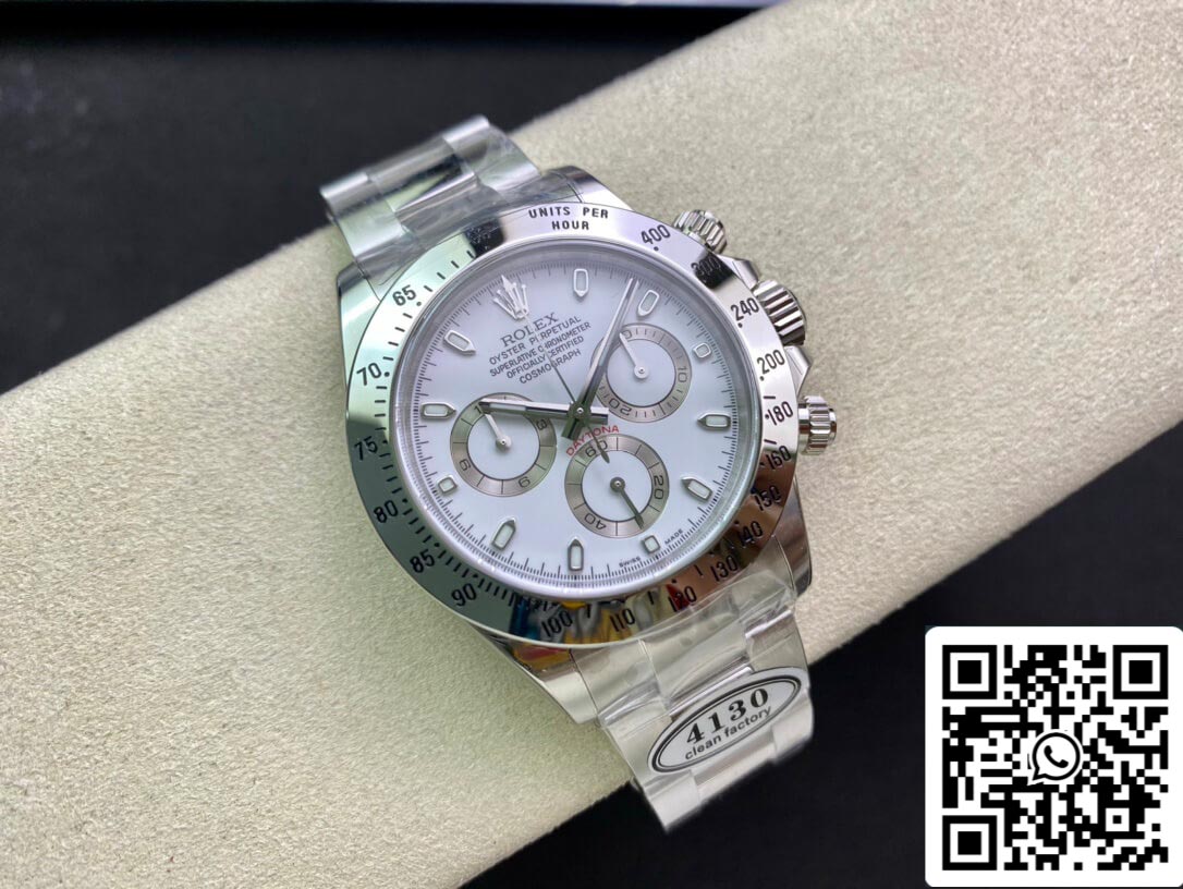 Rolex Cosmograph Daytona 116520LN 1:1 Best Edition Clean Factory Weißes Zifferblatt