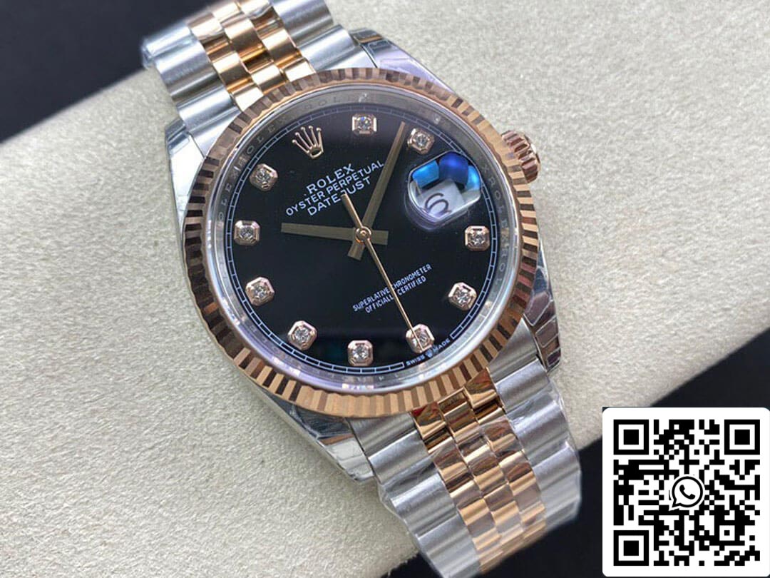 Rolex Datejust M126231-0019 1:1 Meilleure édition EW Factory Cadran noir