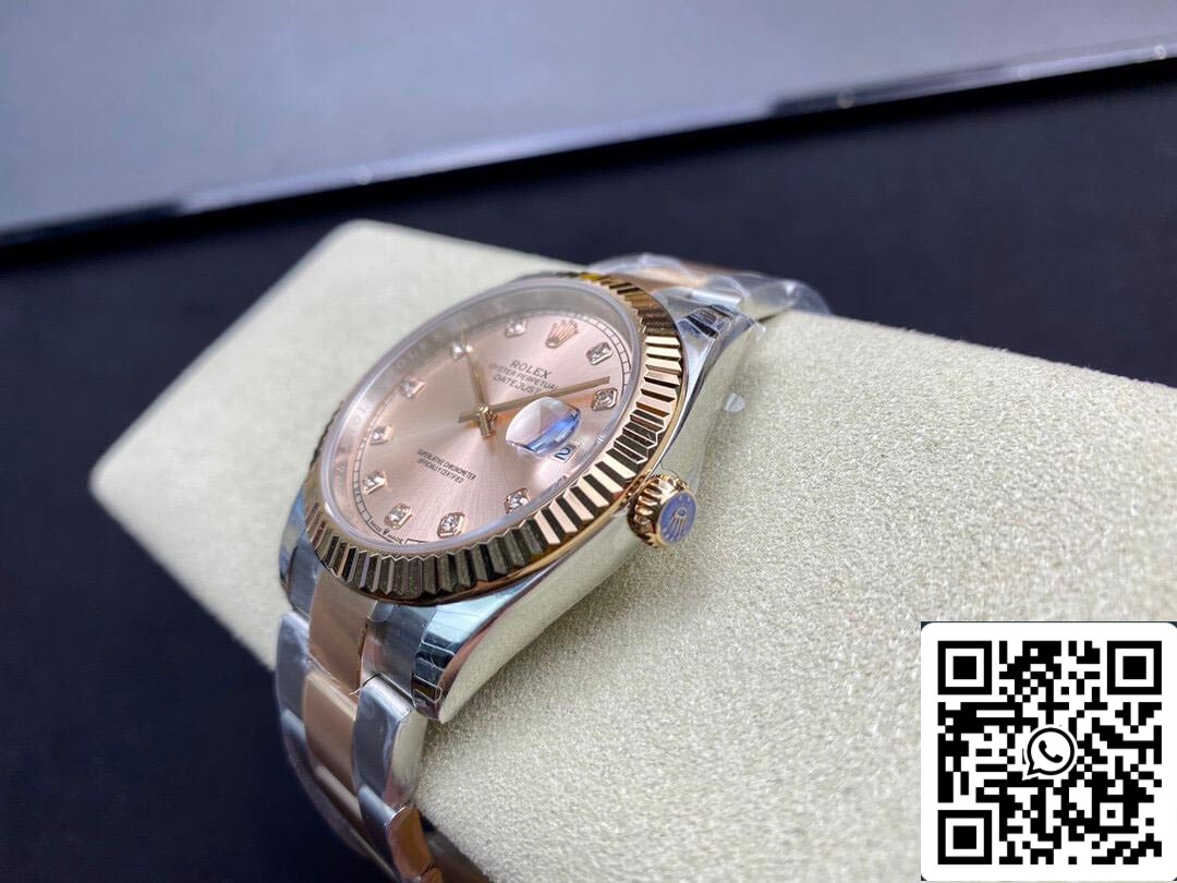 Rolex Datejust M126331-0007 41MM 1:1 Meilleure édition EW Factory V3 Cadran rose