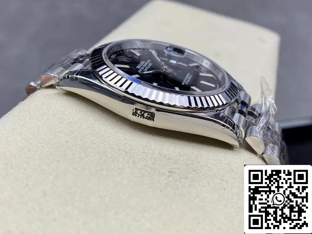 Rolex Datejust M126334-0018 1:1 Meilleure édition VS Cadran noir d'usine