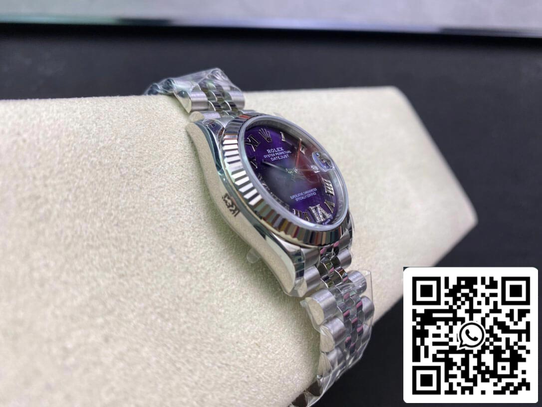 Rolex Datejust M178274-0088 1:1 Best Edition EW Factory Lila Zifferblatt