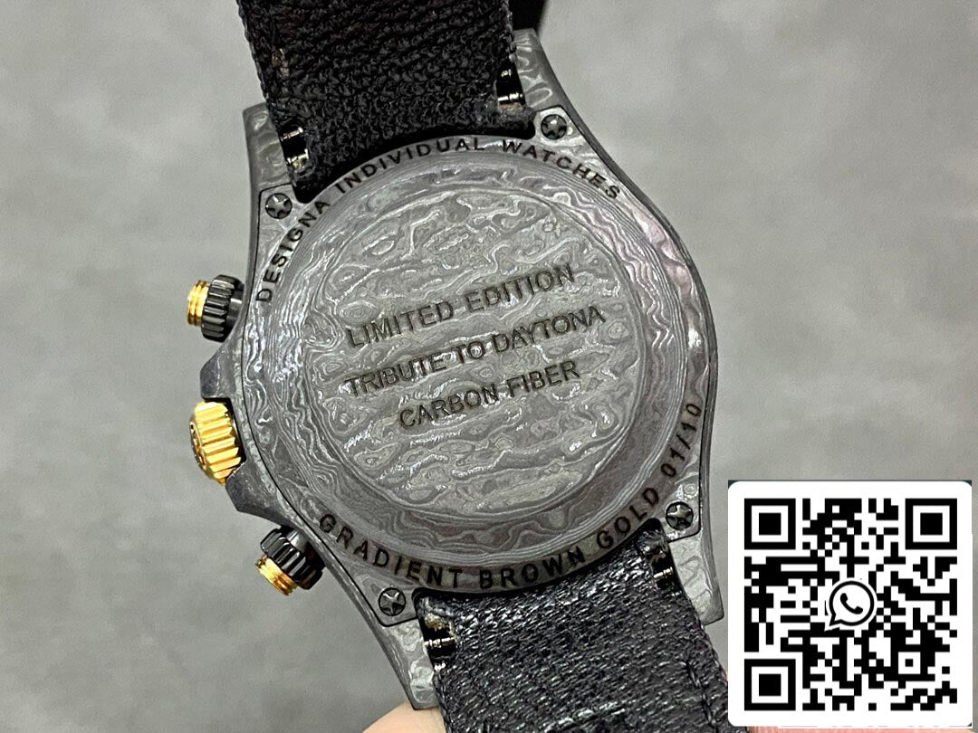 Rolex Daytona Cosmograph 1:1 Best Edition Noob Factory Diw Custom Version, braunes Zifferblatt