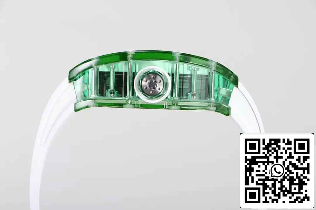 Replica Richard Mille RM055 Best 1:1  Edition RM Factory Green Transparent Case