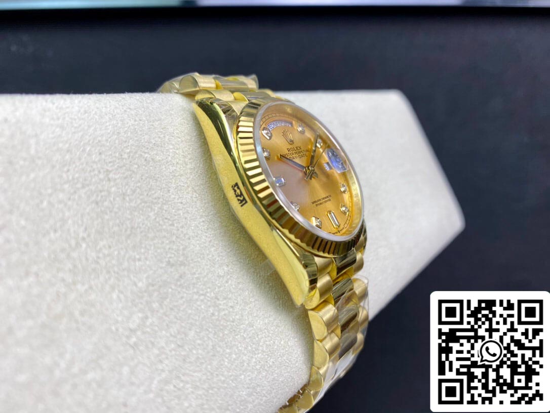 Rolex Day Date M128238-0008 1:1 Best Edition EW Factory Champagner Zifferblatt Swiss ETA3255