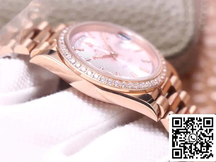 Rolex Day Date M228345RBR-0010 1:1 Best Edition EW Factory Rose Gold