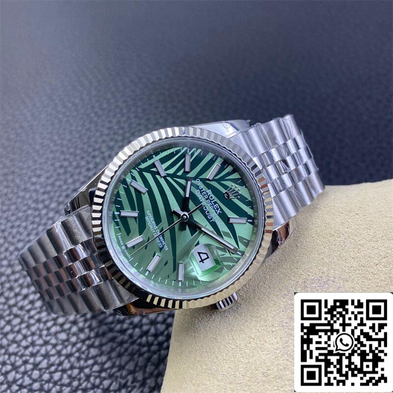 Rolex Datejust M126234-0047 36MM 1:1 Meilleure édition VS Cadran vert d'usine
