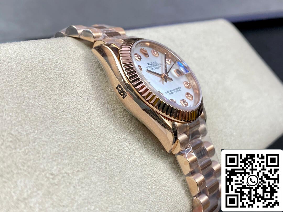 Rolex Datejust M278275-0009 31MM 1:1 Meilleure édition EW Factory Or rose