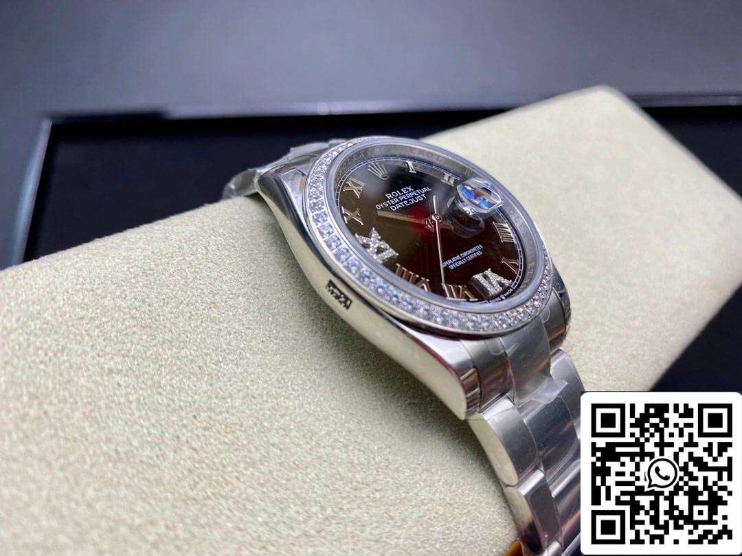 Rolex Datejust 36MM 1:1 Meilleure édition EW Factory Cadran noir