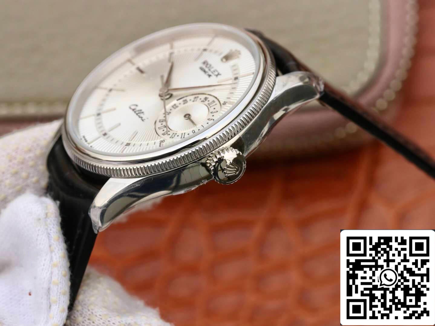 Rolex Celini Date M50519-0006 1:1 Best Edition MKS Factory, weißes Zifferblatt