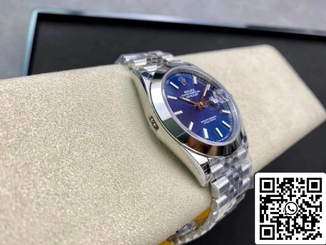 Rolex Datejust M126300-0002 41MM 1:1 Meilleure édition VS Cadran bleu d'usine