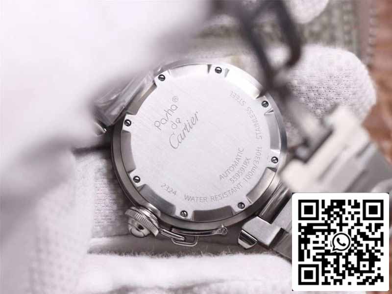 Cartier Pasha W31074M7 1:1 Meilleure édition V9 Factory Cadran blanc Swiss Cal.049