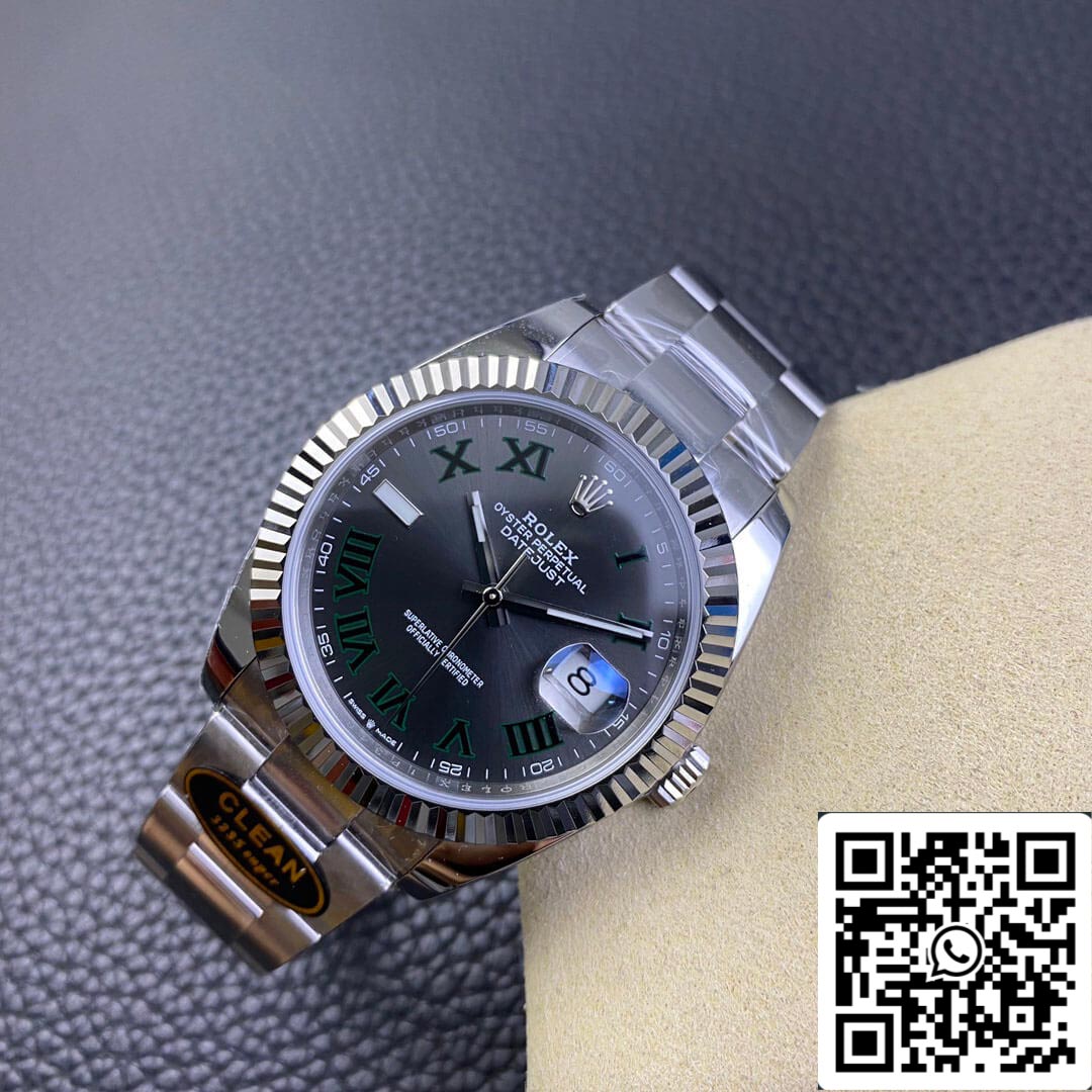 Rolex Datejust M126334-0021 41 mm Cadran Wimbledon Clean Factory