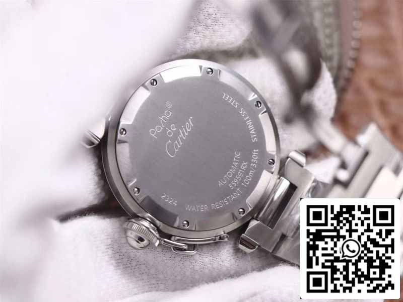 Cartier Pasha W31073M7 1:1 Meilleure édition V9 Factory Cadran argenté Calibre suisse 049