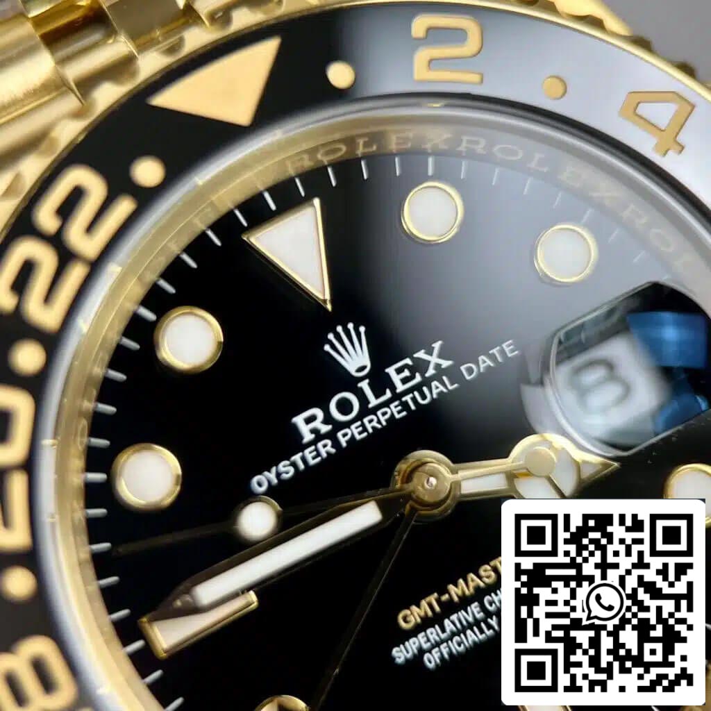Rolex GMT Master II M126718GRNR-0001 1:1 Best Edition Clean Factory Schwarzes Zifferblatt