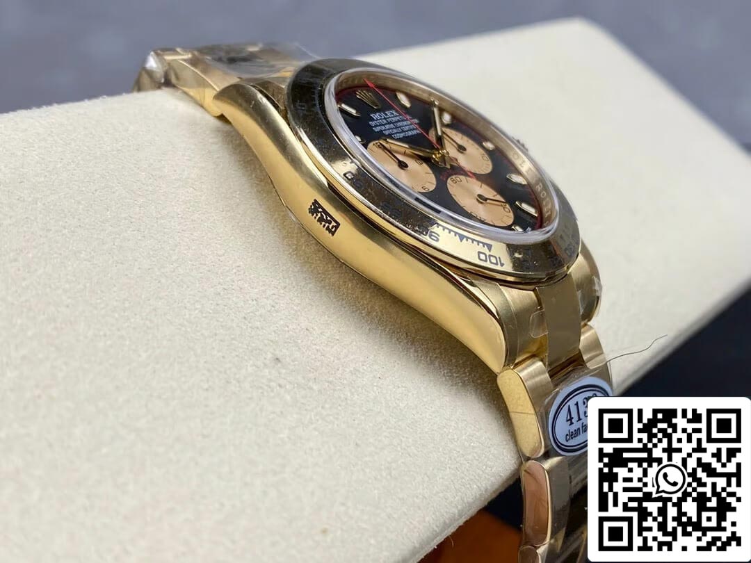 Rolex Cosmograph Daytona M116508-0009 1:1 Meilleure édition Clean Factory Cadran noir