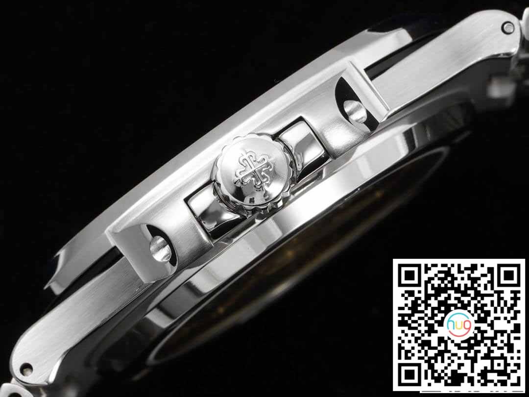 Patek Philippe Nautilus 5711 1:1 Meilleure édition GR Factory Cadran noir serti de diamants