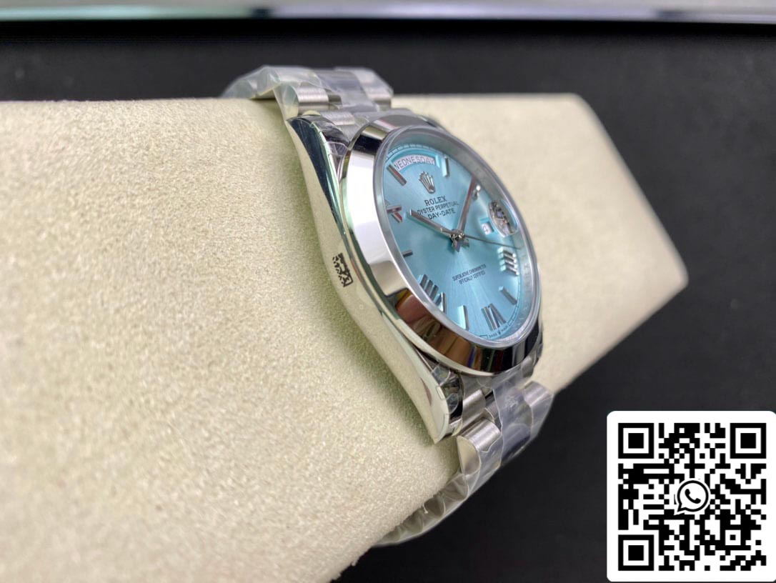 Rolex Day Date M228206-0044 1:1 Best Edition EW Factory Ice Blue Dial