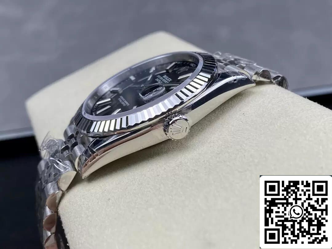 Rolex Datejust M126334-0018 1:1 Meilleure édition VS Cadran noir d'usine
