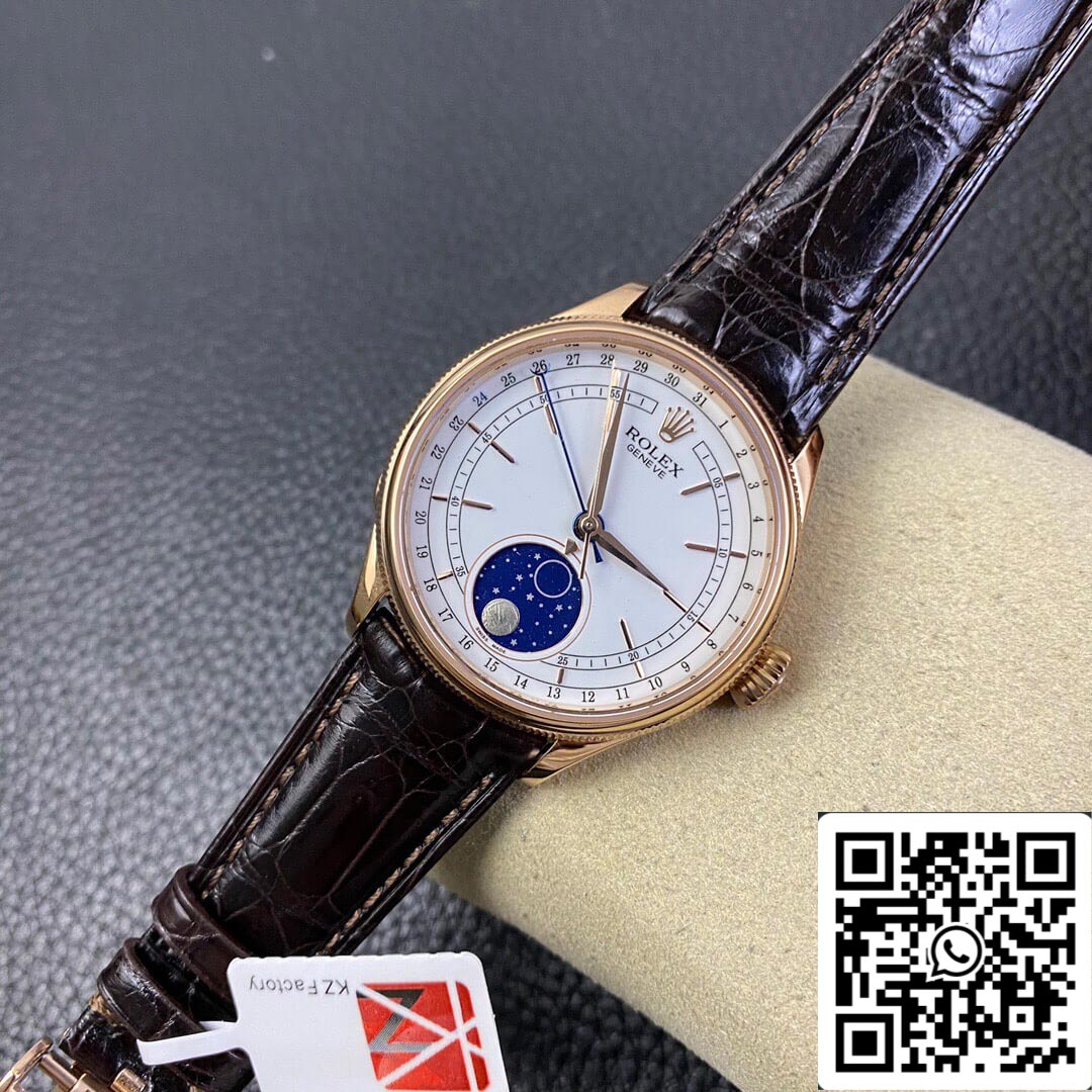 Rolex Cellini M50535-0002 1:1 Best Edition KZ Factory, weißes Zifferblatt
