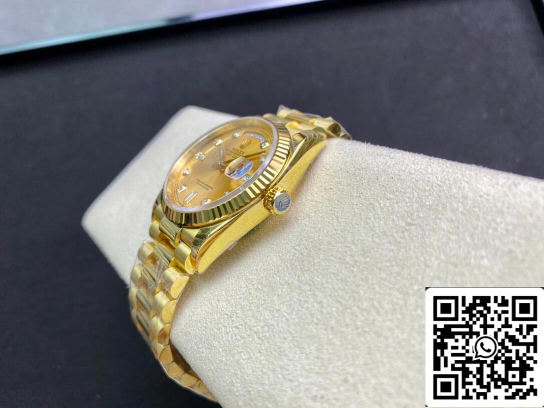 Rolex Day Date M128238-0008 1:1 Best Edition EW Factory Champagner Zifferblatt Swiss ETA3255