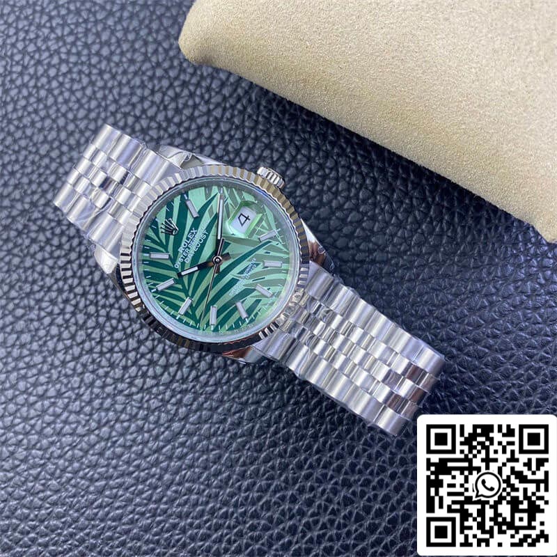 Rolex Datejust M126234-0047 36MM 1:1 Meilleure édition VS Cadran vert d'usine