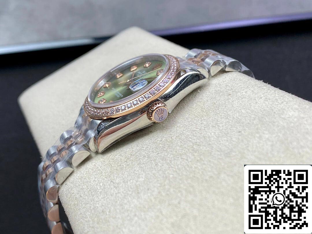 Rolex Datejust 31MM 1:1 Best Edition EW Factory Roségoldgrünes Zifferblatt