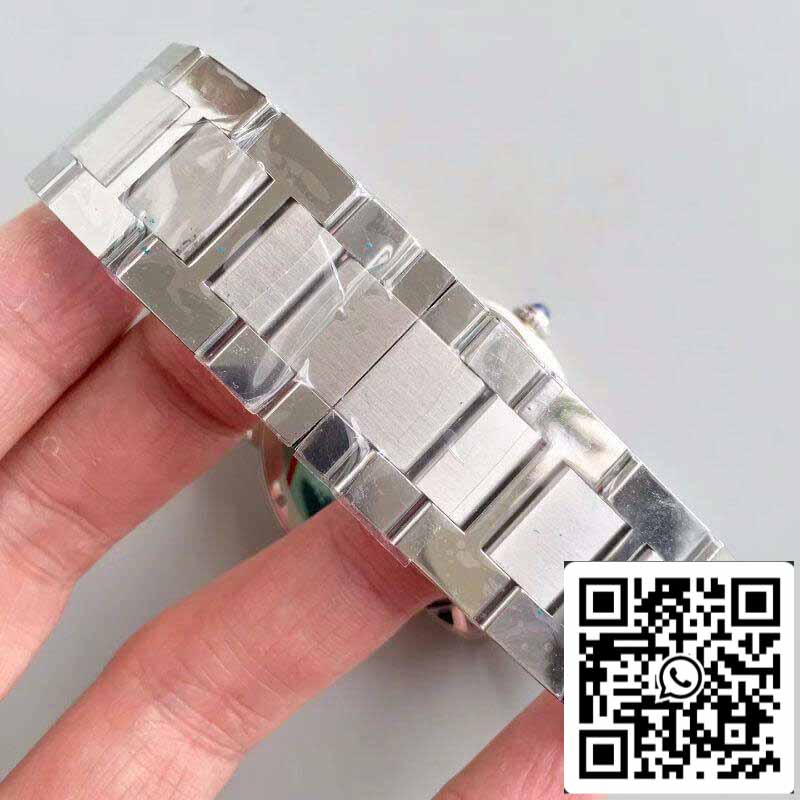 Ronde Solo De Cartier W670101 ZF Factory Herrenuhren 1:1 Best Edition Swiss ETA9015 Weißes Zifferblatt