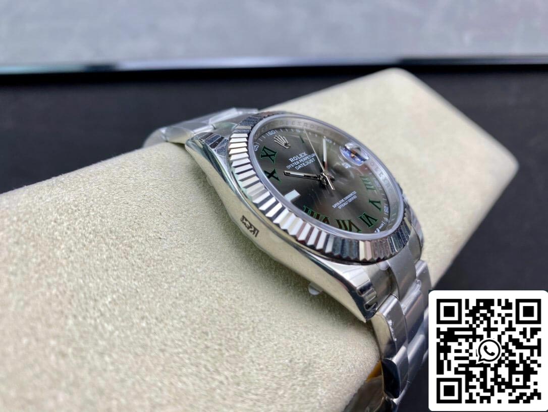 Rolex Datejust M126334-0021 41 mm 1:1 Best Edition EW Factory graues Zifferblatt