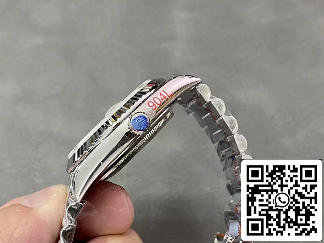 Rolex Day Date M228236-0002 1:1 Best Edition GM Factory Silbernes Zifferblatt V2