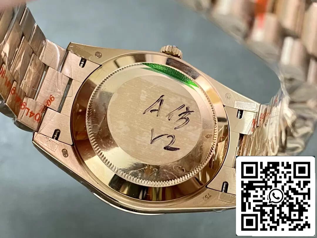 Rolex Day Date M228235-0004 1:1 Meilleure édition GM Factory Cadran doré V2 Cadran diamant