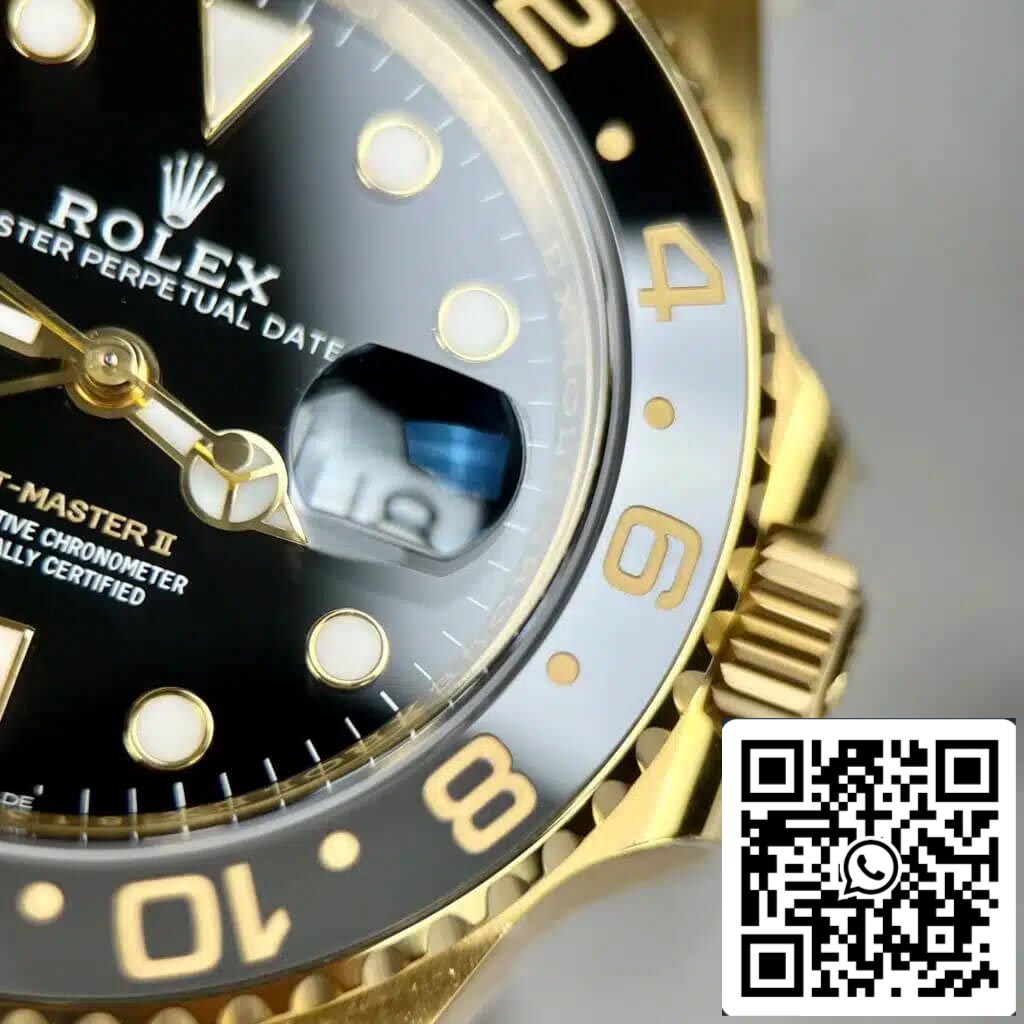 Rolex GMT Master II M126718GRNR-0001 1:1 Best Edition Clean Factory Schwarzes Zifferblatt