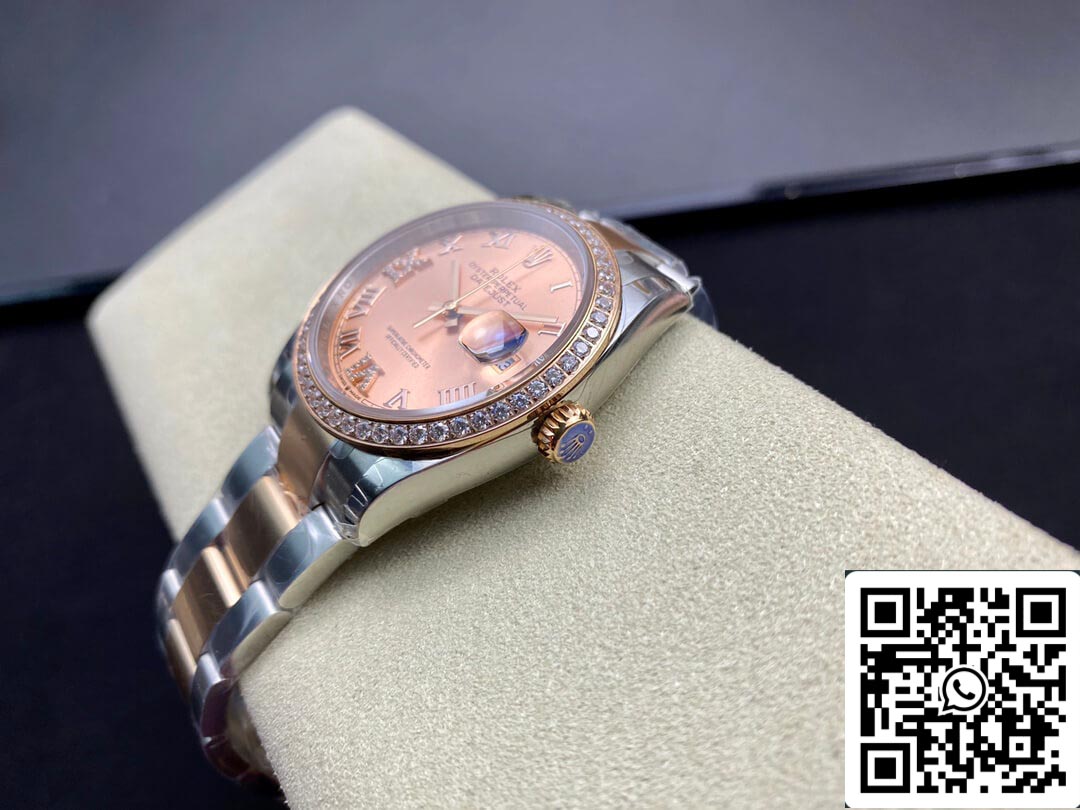 Rolex Datejust M126281RBR-0016 1:1 Meilleure édition EW Factory Cadran rose