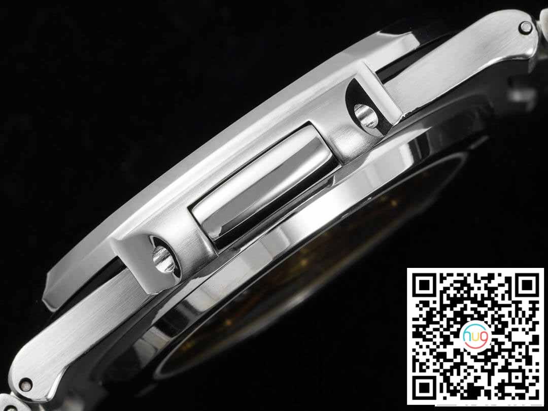 Patek Philippe Nautilus 5711 1:1 Meilleure édition GR Factory Cadran noir serti de diamants