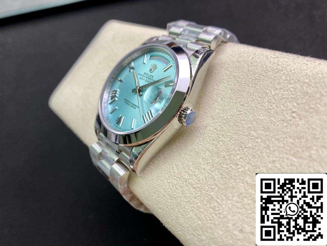 Rolex Day Date M228206-0044 1:1 Best Edition EW Factory Ice Blue Dial