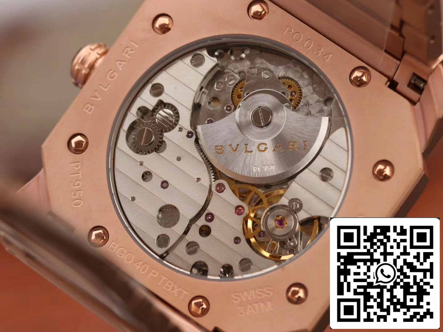 Bvlgari Octo Finissimo 102912 1:1 Meilleure édition BV Factory Cadran or rose