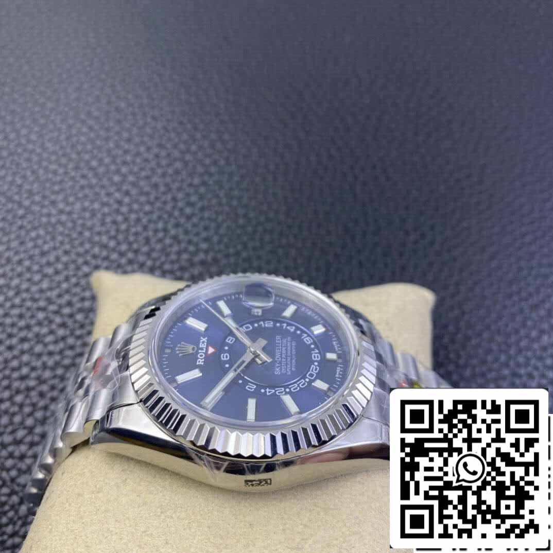 Rolex Sky Dweller M336934-0006 1:1 Meilleure édition Noob Factory V2 Cadran bleu