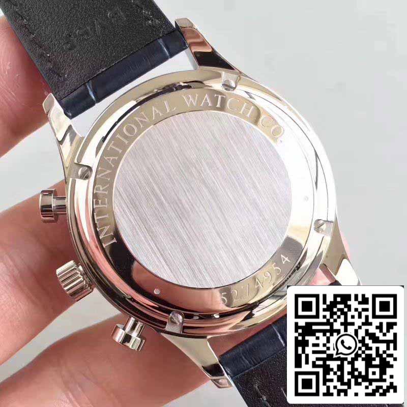 IWC Portugieser Chronograph IW371447 ZF Factory 1:1 Best Edition Swiss ETA79350 Schwarzes Zifferblatt