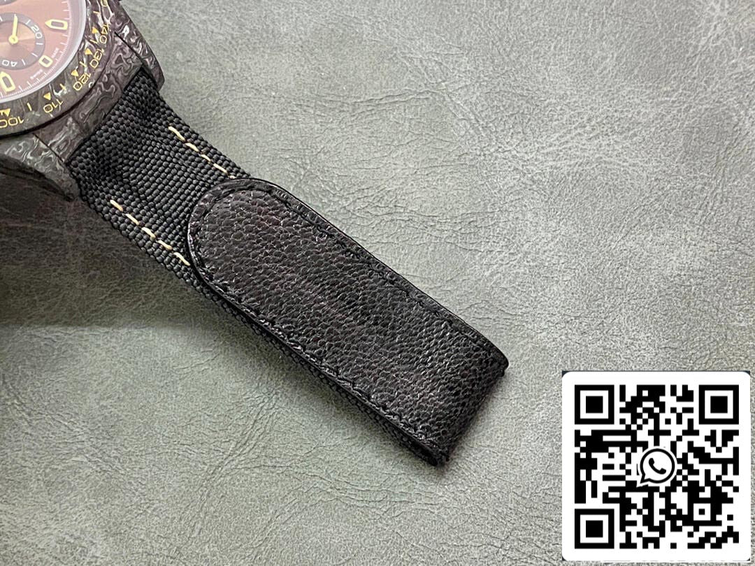 Rolex Daytona Cosmograph 1:1 Best Edition Noob Factory Diw Custom Version, braunes Zifferblatt