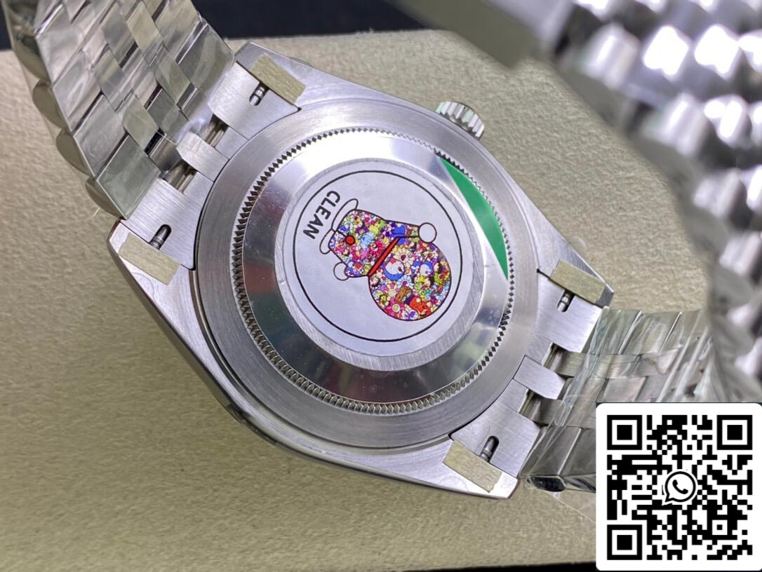 Rolex Datejust M126334-0004 Bracelet Jubilee 41 mm Cadran blanc d'usine propre