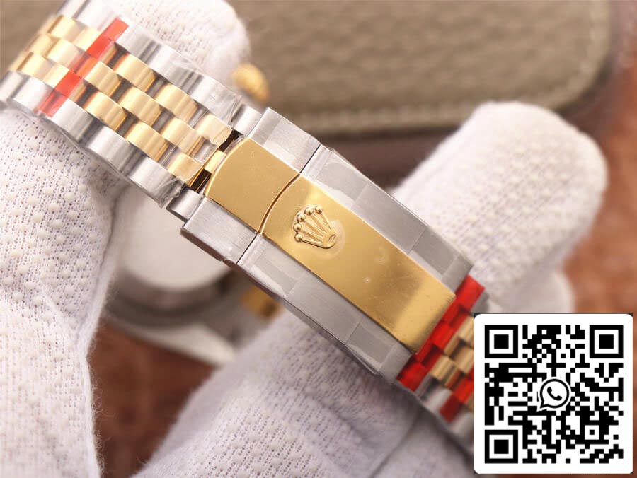 Rolex Datejust M126233-0021 1:1 Best Edition EW Factory Gelbgold, schwarzes Zifferblatt