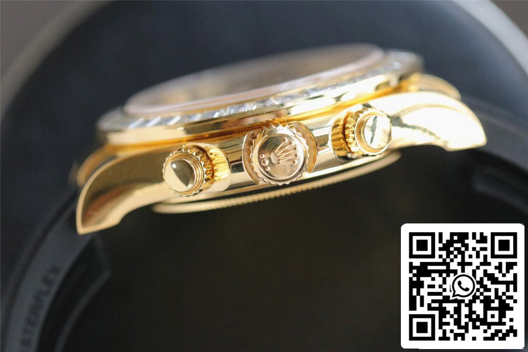 Rolex Cosmograph Daytona 116588 TBR 1:1 Best Edition Noob Factory Gelbgold-Diamantlünette