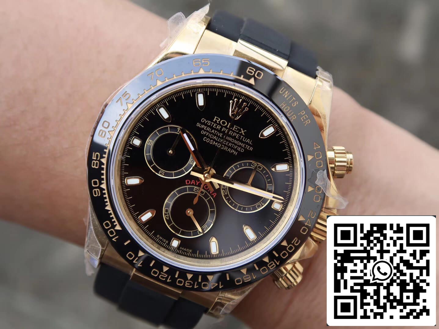 Rolex Daytona Cosmograph M116518ln-0043 1:1 Best Edition JH Factory Black Dial