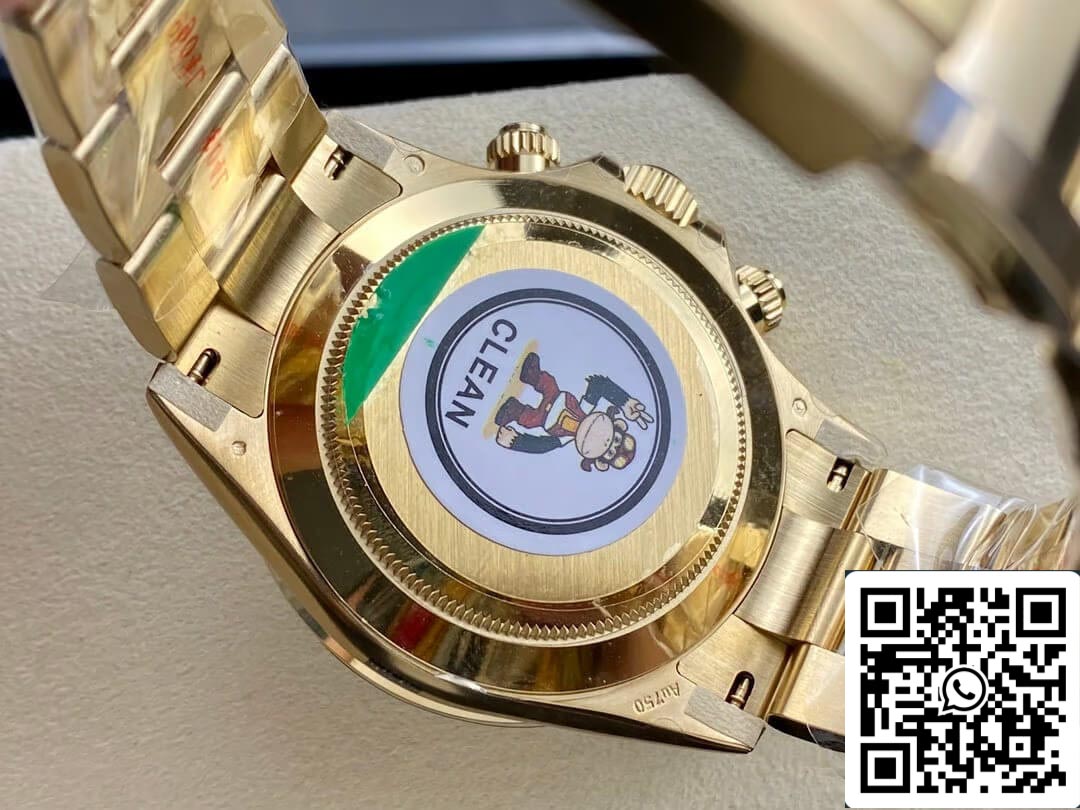 Rolex Cosmograph Daytona M116508-0009 1:1 Meilleure édition Clean Factory Cadran noir
