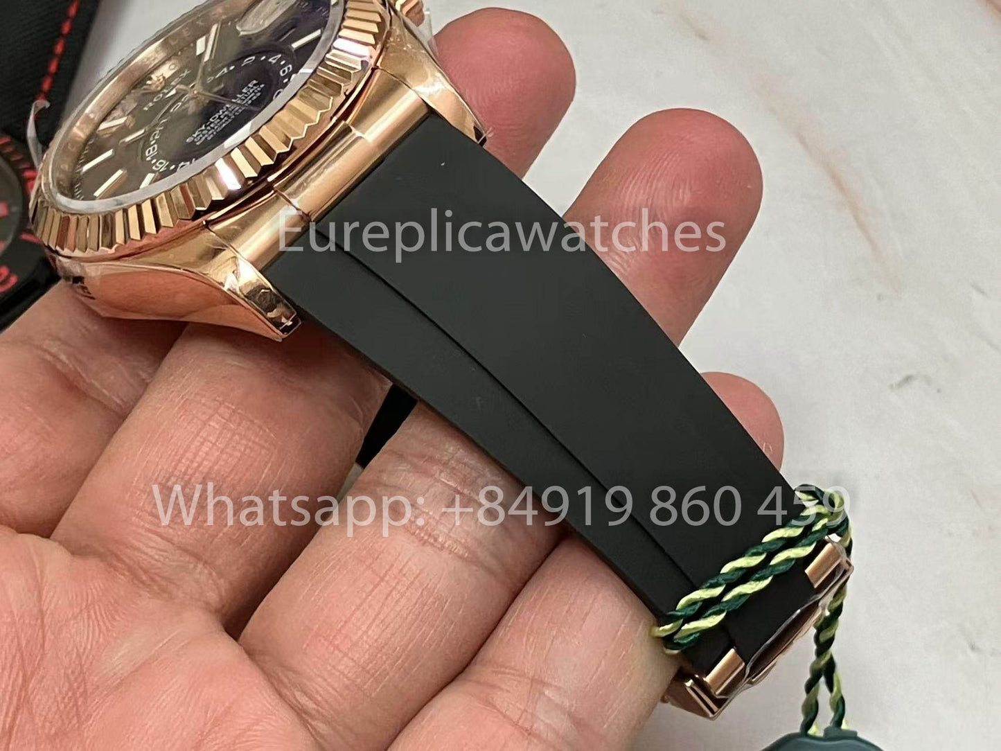 Rolex Oyster Perpetual Sky-Dweller M336239 Chocolate Dial Rose Gold 1:1 Best Clone ZF Factory 190 gram